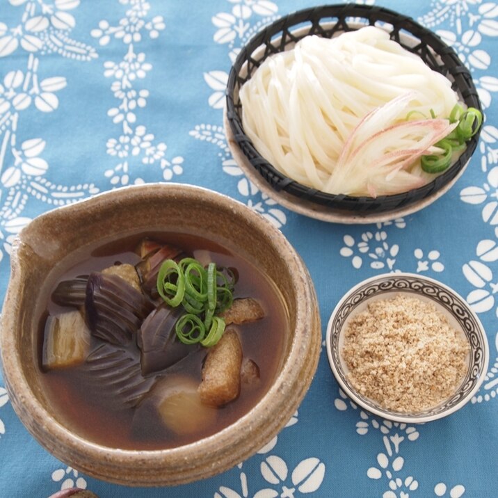 なすごま　つけ汁うどん